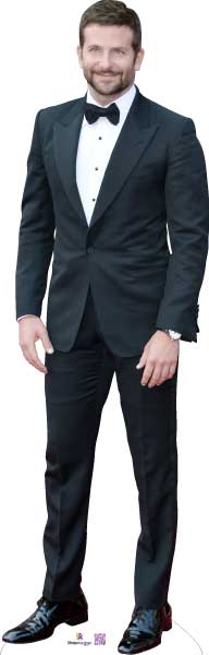 Bradley Cooper (Black Suit) Mini Size Cutout