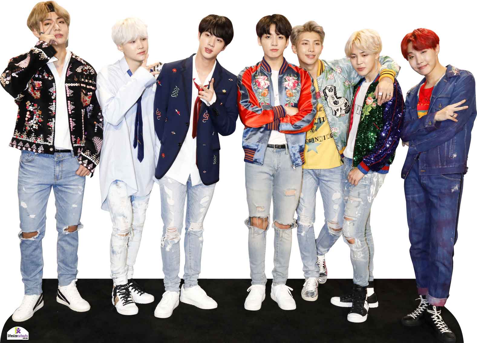 BTS Group 090 Miniature Celebrity Cutout