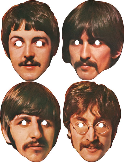 The Beatles Celebrity Masks - Set of 4 | LifesizeCutouts