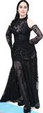 Billie Eilish 249 Black Dress Celebrity Cutout