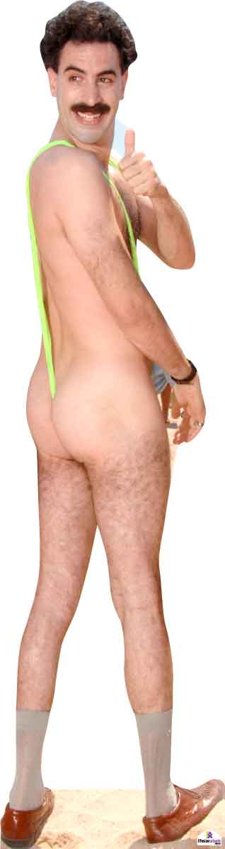 Borat Mankini v2 - Sacha Baron Cohen 500 Celebrity Cutout