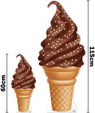 Brown Ice-Cream 252 Cardboard Cutout