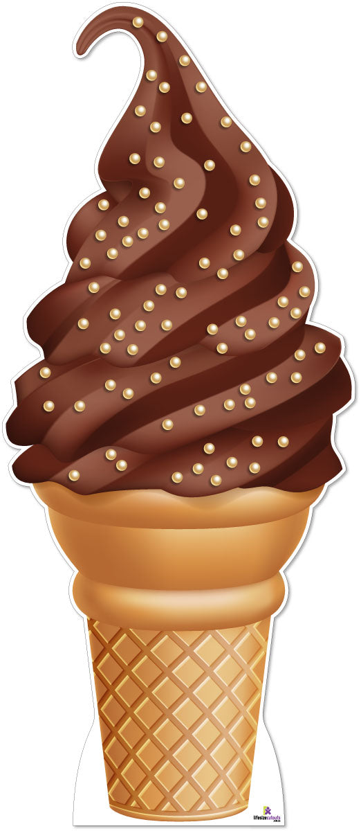 Brown Ice-Cream 252 Cardboard Cutout