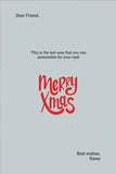 Giant Greeting Card Christmas Series 880 - 90cm x 60cm