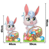 Easter Bunny with Eggs 909 Cardboard Cutout