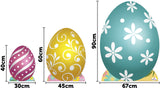 Easter Egg 907 Cardboard Cutout Set of 3