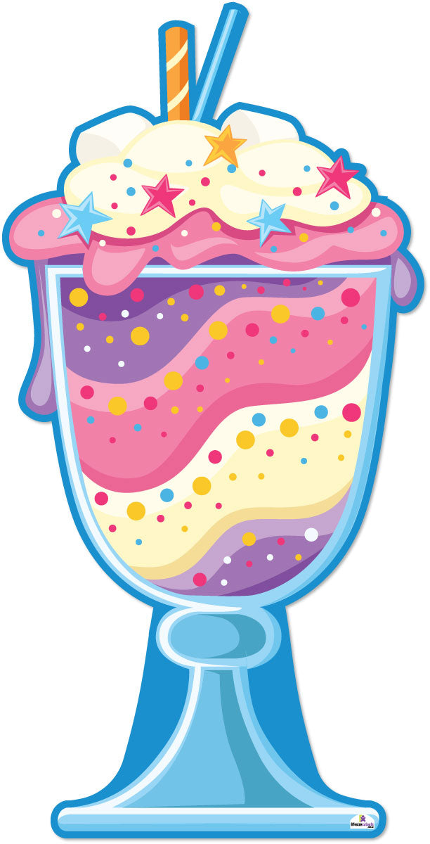 Ice-Cream Sundae 100 Cardboard Cutout