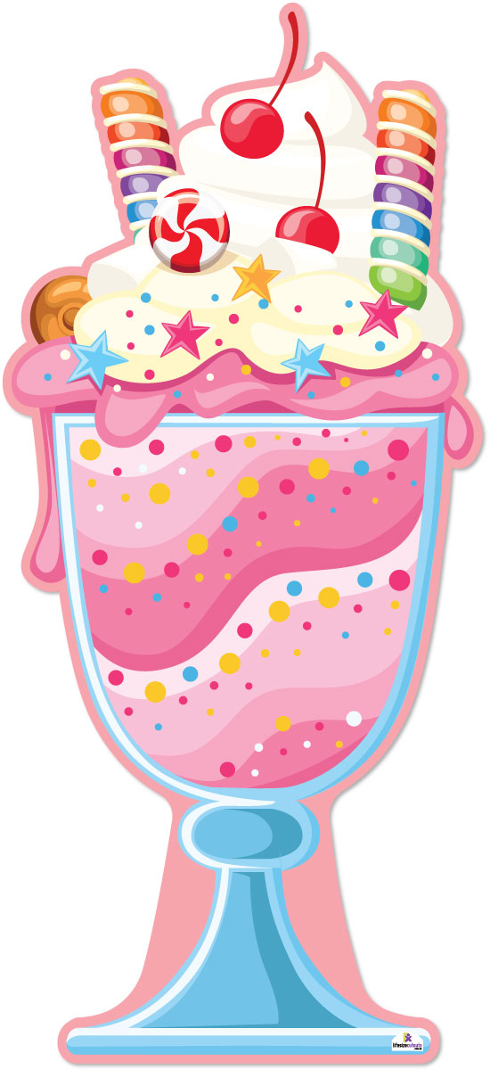 Ice-Cream Sundae 101 Cardboard Cutout