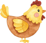 Cute Little Hen 602 Cardboard Cutout