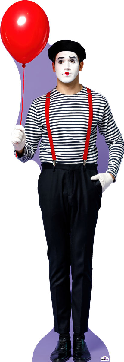 Male Mime Artist 531 Cardboard Cutout