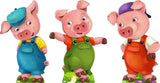 Three Little Pigs Set of 3 Cardboard Cutout