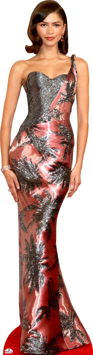 Zendaya Sequin Dress 256 Celebrity Cutout