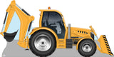 Backhoe Loader 992 Cardboard Cutout