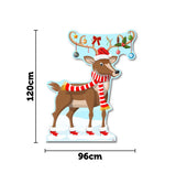 Christmas Reindeer and Sleigh 040 Cardboard Cutout Bundle