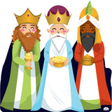 3 Wise Men 110 Cardboard Cutout