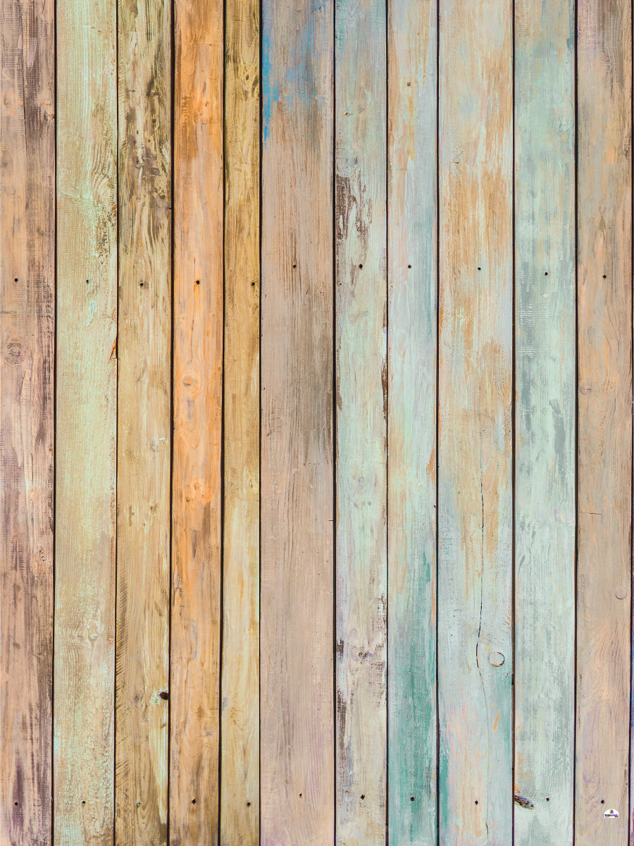 Coloured Wood 003 Backdrop Banner - 2m H x 1.3m W | LifesizeCutouts