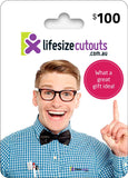 Lifesize Cutouts Gift Card