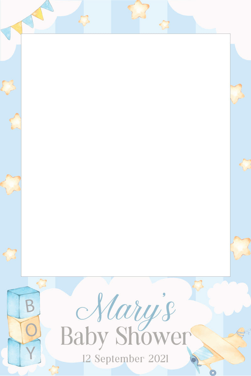 Baby Shower 326 Selfie Frame - 90cm x 60cm