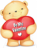 Bear "Be My Valentine" Cutout