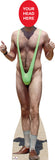 Borat in Mankini 561 Head Swap Cardboard Cutout