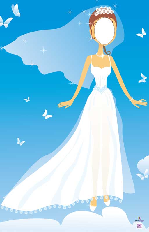 Beautiful Bride Cardboard Cutout Standin