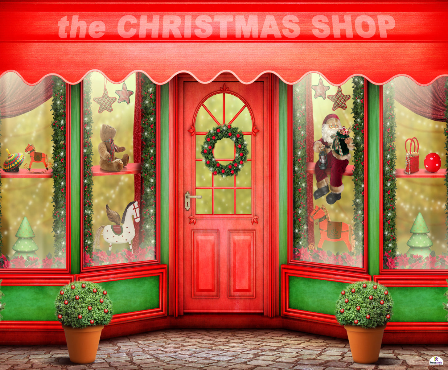 Christmas Shop 075 190cm x 235cm Cardboard Cutout