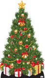 Christmas Tree 861 Medium Cardboard Cutout