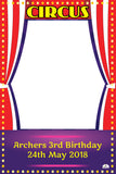 Circus Theme Selfie Frame Small - 90cm x 60cm