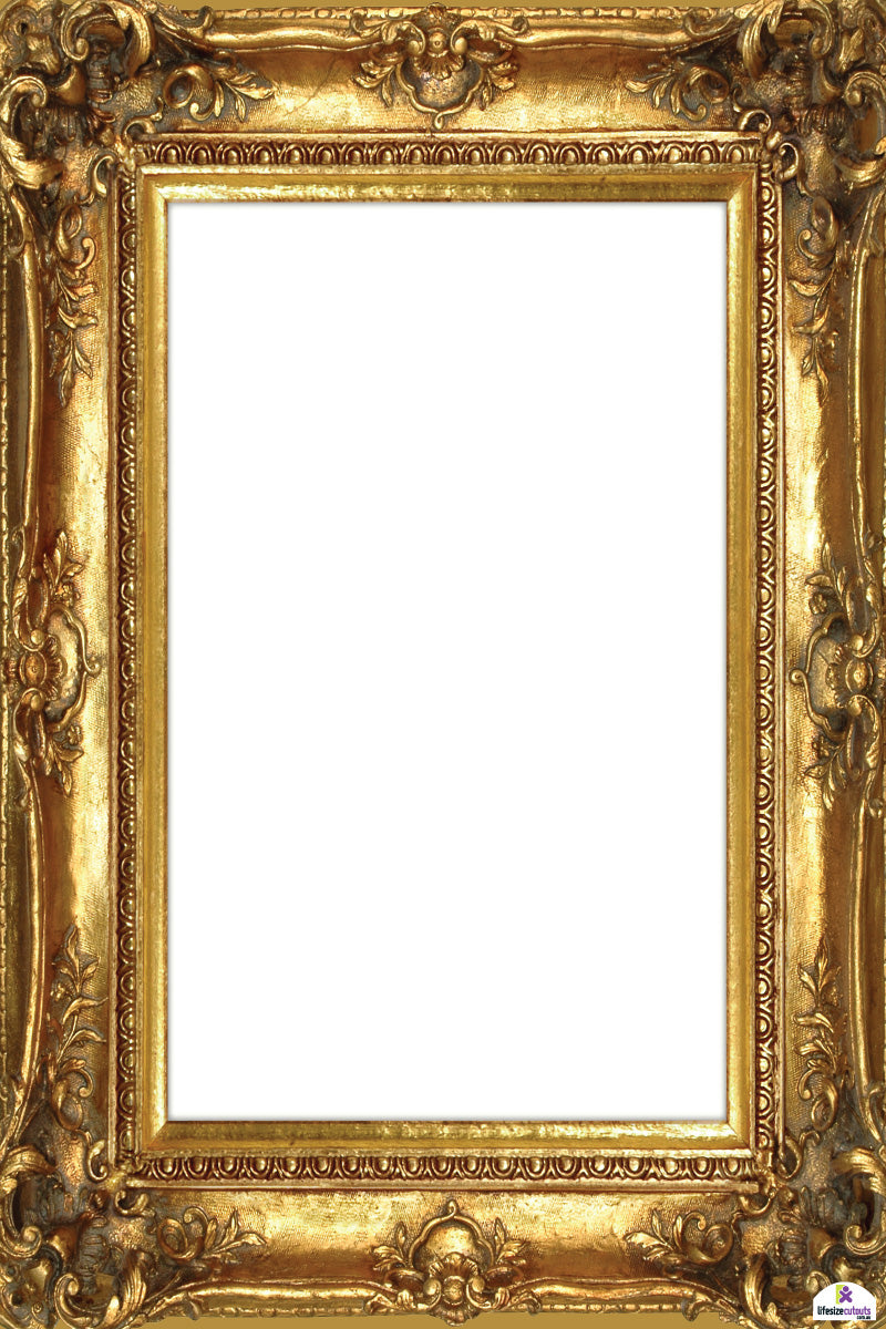 Gold Floral Design 390 Selfie Frame - 90cm x 60cm - * Free Shipping ...