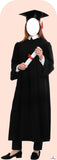 Graduation Female 953 Standin Cardboard Cutout