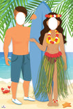 Hawaiian Theme Standin Cardboard Cutout