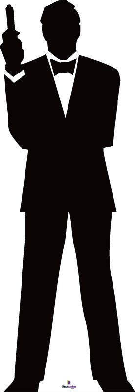James Bond Silhouette 1 Celebrity Cutout | LifesizeCutouts