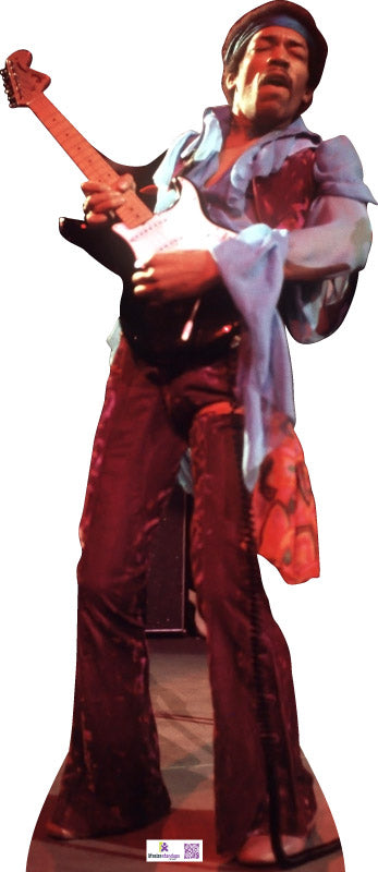 Jimi Hendrix 261 Cardboard Cutout