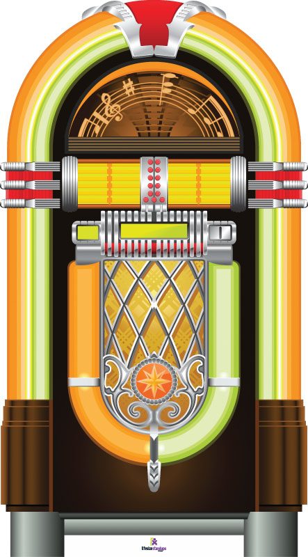 Juke Box 401 Cardboard Cutout