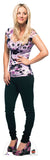 Penny in Lilac Top 356 Cardboard Cutout