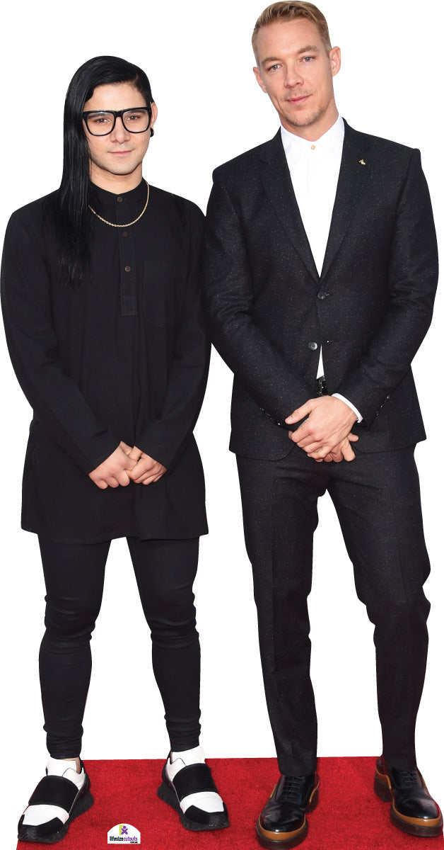 Skrillex and Diplo Cardboard Cutout