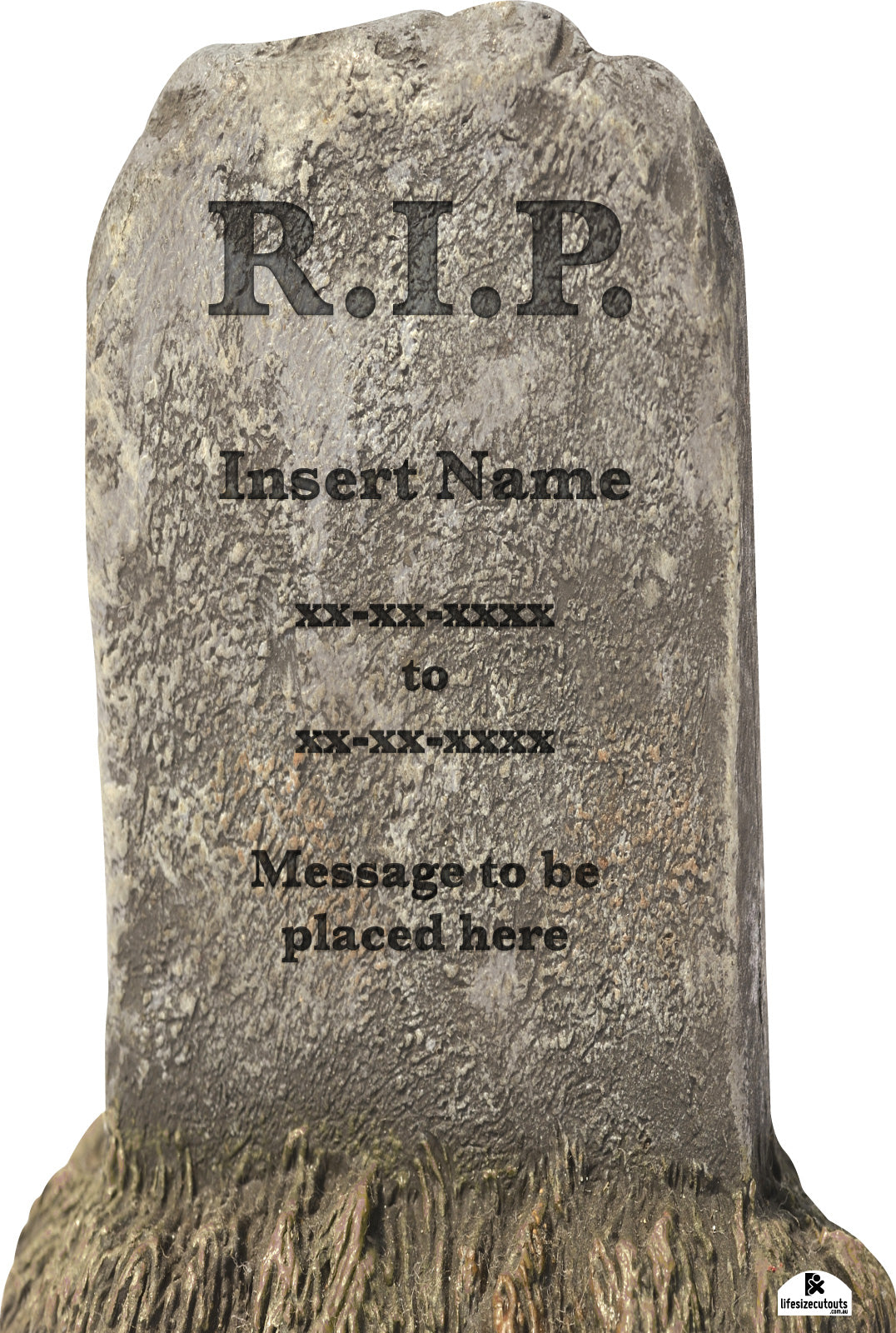 Custom Tombstone 216 Cardboard Cutout