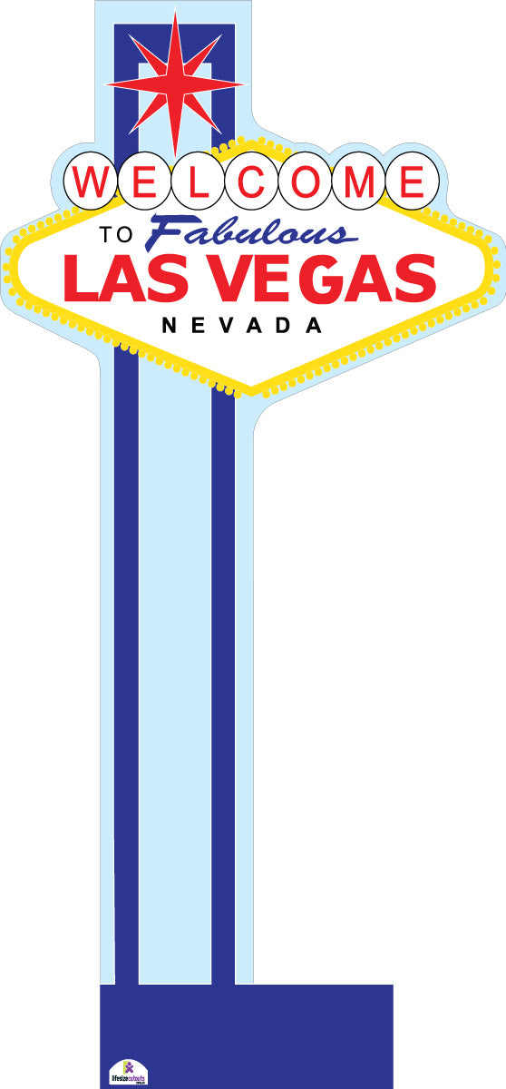 Welcome to Vegas Sign Cardboard Cutout