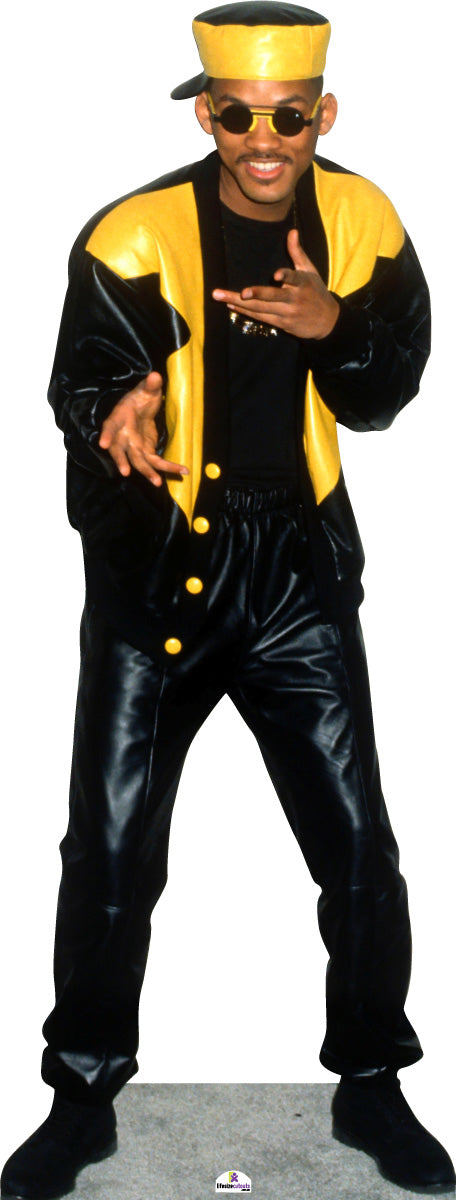 Will Smith Yellow & Black Suit 018 Celebrity Cutout