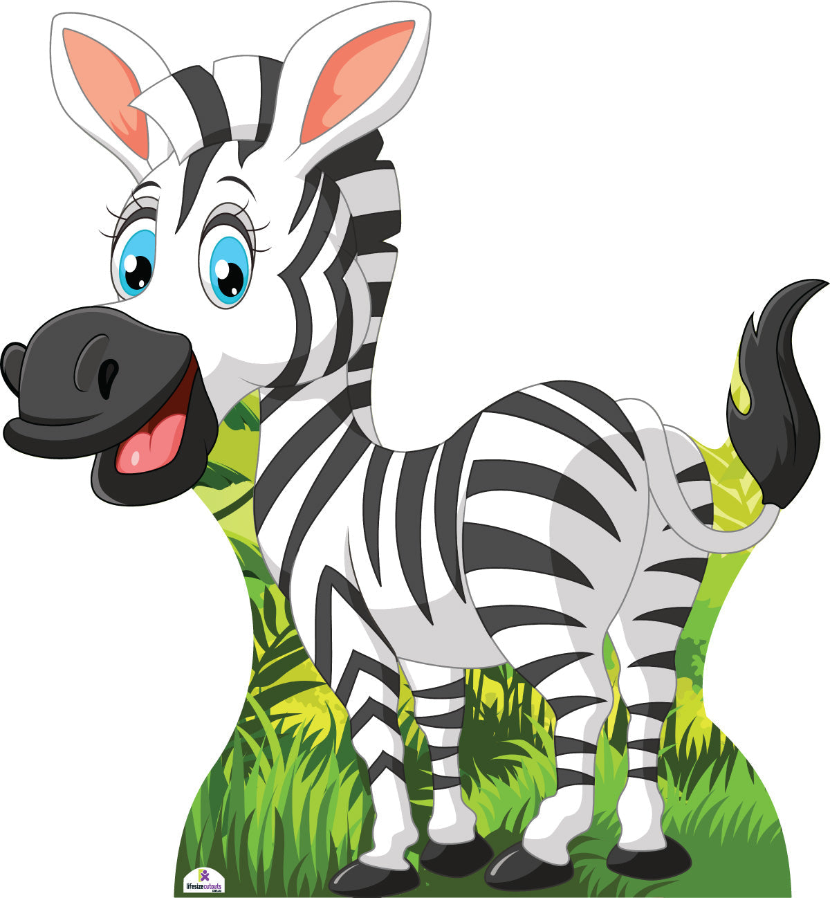 Zebra Cardboard Cutout 604